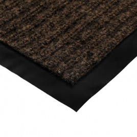 Коврик влаговпитывающий ребристый Стандарт 90*120см коричневый