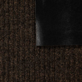 Коврик влаговпитывающий ребристый Стандарт 90*120см коричневый