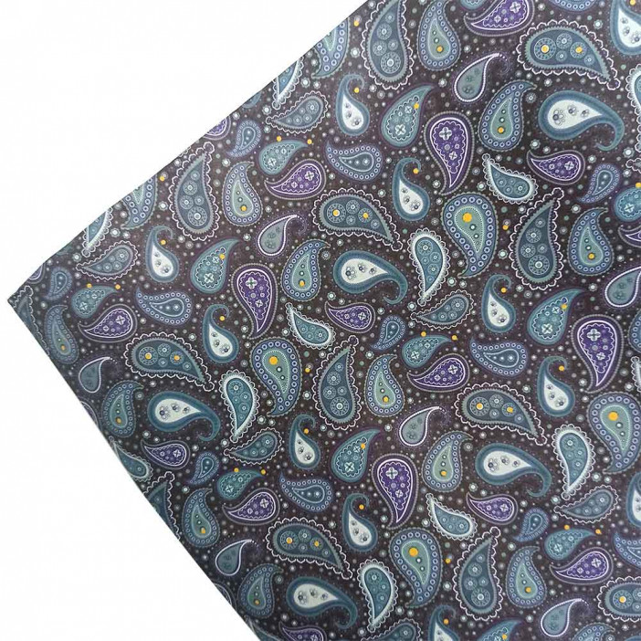 Бумага подарочная Турецкий огурец размер листа 70см*100см уп 10л