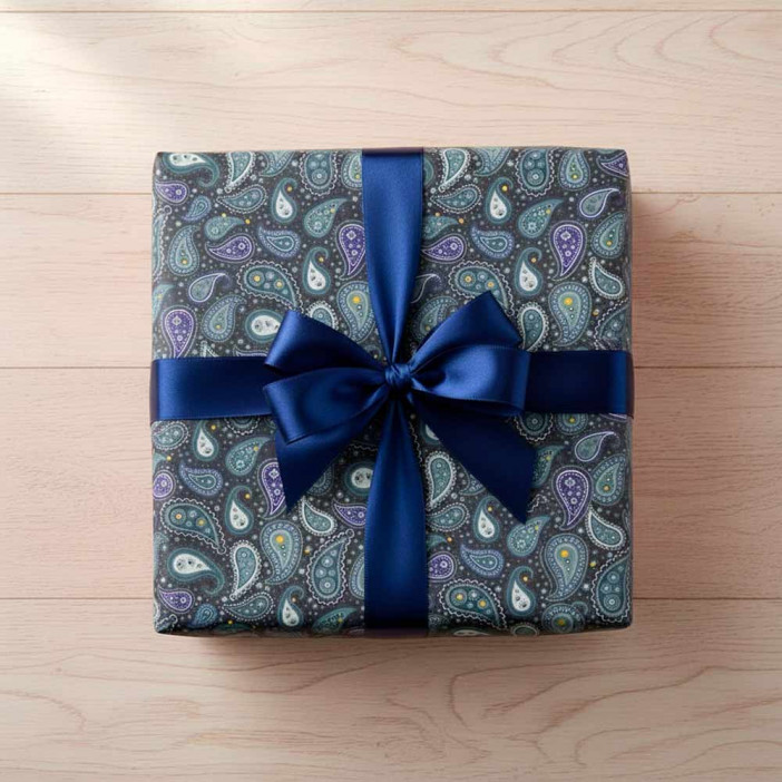 Бумага подарочная Турецкий огурец размер листа 70см*100см уп 10л