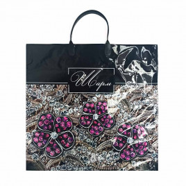 Пакет с пластмассовыми ручками 36*40см Шарм 10шт