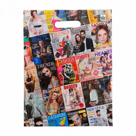 Пакет с вырубной ручкой Паблик ПНД 30*40см 40мкм 50шт