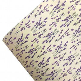 Бумага подарочная Горная лаванда размер листа 70см*100см уп 10л