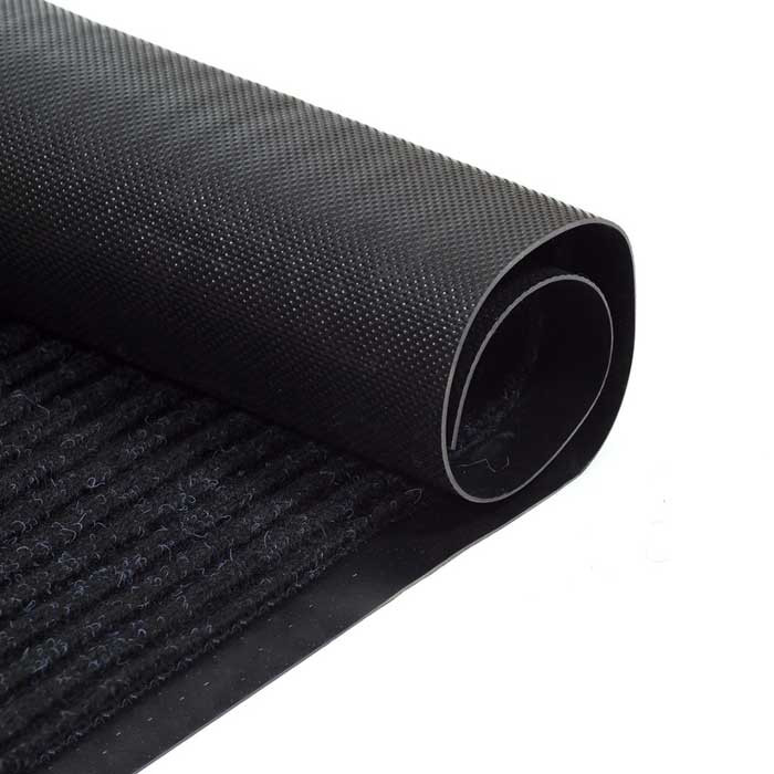 Коврик влаговпитывающий ребристый Sunstep 100*200см черный