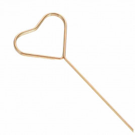 Держатель для открыток металл Сердце D-1,9см H-34см