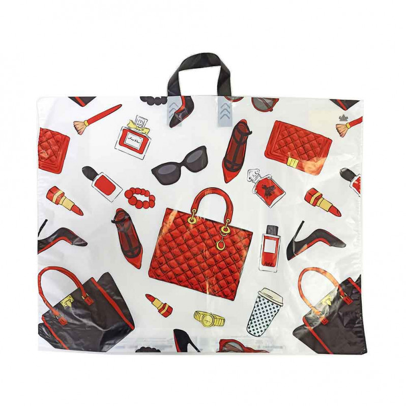 Пакет с петлевой ручкой Космошопинг 70*55см 90мкм 25шт