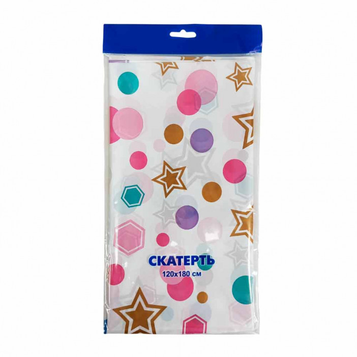 Скатерть одноразовая 120*180см Бумфети