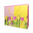 Пакет ЛЮКС Цветы с блестками размер 32*26*10см