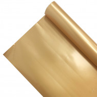 Пленка в рулоне матовая двухцветная золото размер 58см*10м 65мкм