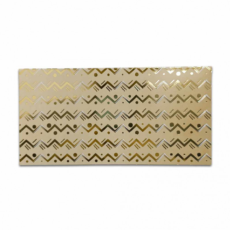 Конверт для денег с орнаментом 8*16,5см арт 48414