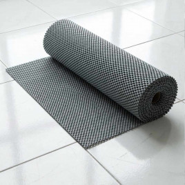Коврик-дорожка против скольжения Цепочка 0,9*12м серый