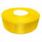 Лента атласная желтая размер 2,5см*25м