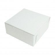 Коробка для кондитерских изделий белая размер 140*140*60мм уп 10шт