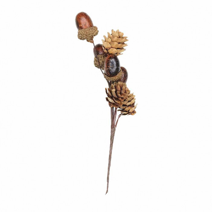 Веточки желуди с шишкой Н-20см