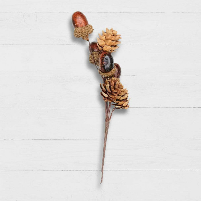 Веточки желуди с шишкой Н-20см