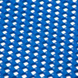 Коврик-дорожка против скольжения Цепочка 0,9*12м синий