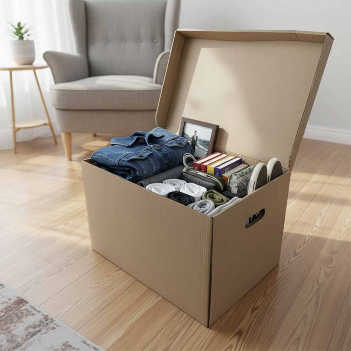 Короб архивый с ручками размер 480*325*295мм