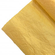 Бумага жатая однотонная желтая размер 70см*5м