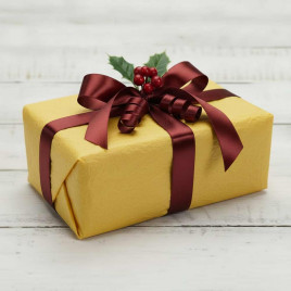 Бумага жатая однотонная желтая размер 70см*5м