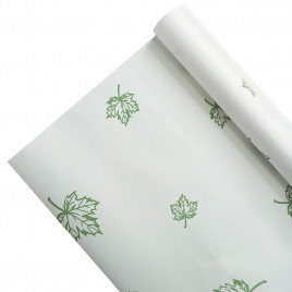 Пленка в рулоне матовая Осень белая размер 58см*10м 65мкм