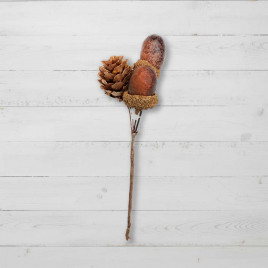 Веточки желуди с шишкой Н-13см