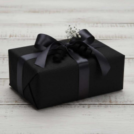 Бумага гофрированная ЧЕРНАЯ 902 140гр 