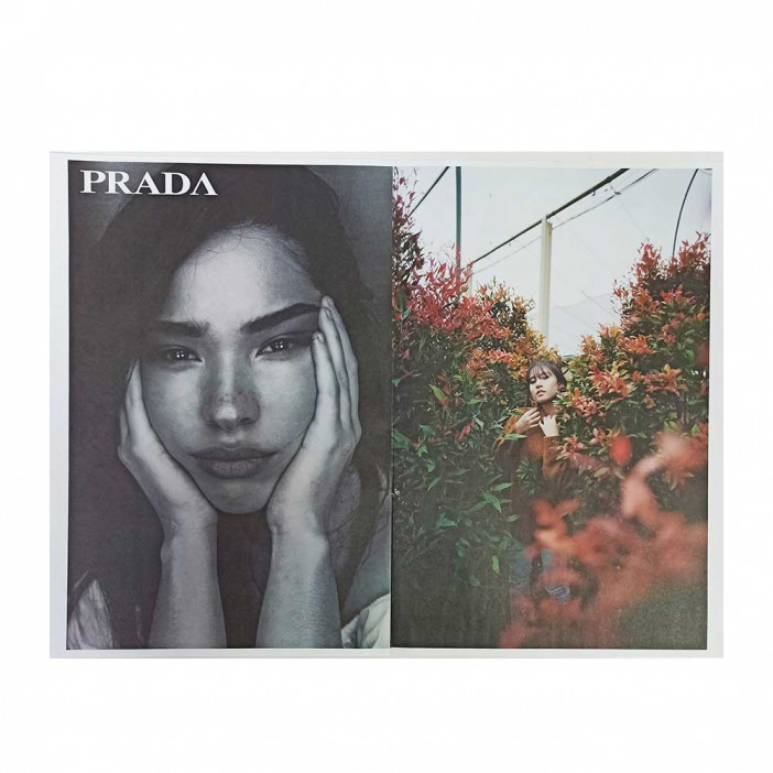 Бумага подарочная Цветущий сад размер листа 50*70см