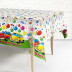 Скатерть одноразовая 120*220см С днем рождения