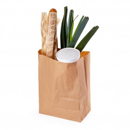 Пакет бумажный крафт 50г/м2 размер 30,5*21,5*12см уп 10шт