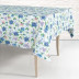 Скатерть одноразовая 120*180см Синие цветы