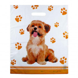 Пакет с вырубной ручкой Дружок 40*50см 40мкм 50шт