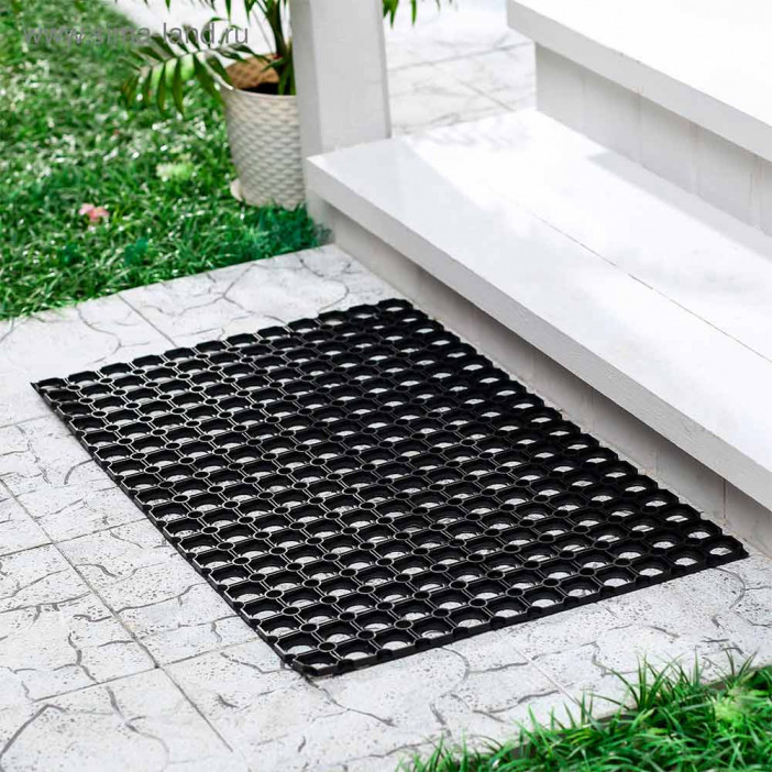 Коврик грязезащитный ячеистый Sunstep 80*120 толщина 2,2см