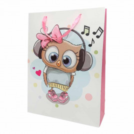 Пакет ЛЮКС детский Зверушки размер 31*42*12см