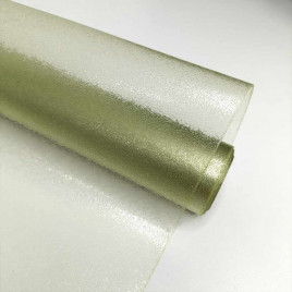 Пленка в рулоне Хрусталь пастельно-зеленая размер 57см*6,5м 120мкр