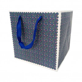 Пакет ЛЮКС Звездочки мелкие размер 22*22*22см