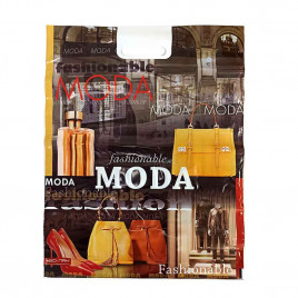 Пакет с вырубной ручкой Мода ПВД 41*51см 80мкм 50шт