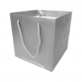 Пакет ЛЮКС однотонный размер 18*18*18см