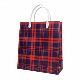 Пакет сумка размер 23*26см Клетка роял