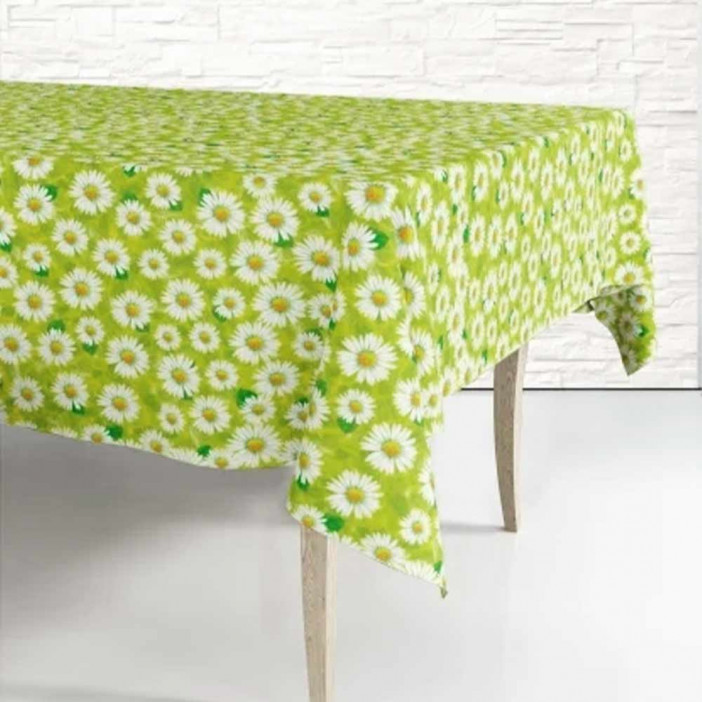 Скатерть одноразовая 120*180см Ромашки