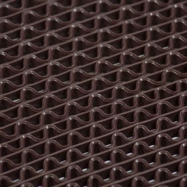 Коврик-дорожка против скольжения ZIG-ZAG 0,9*12м коричневый