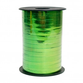Лента бобина металл зеленая размер 5мм*250м  