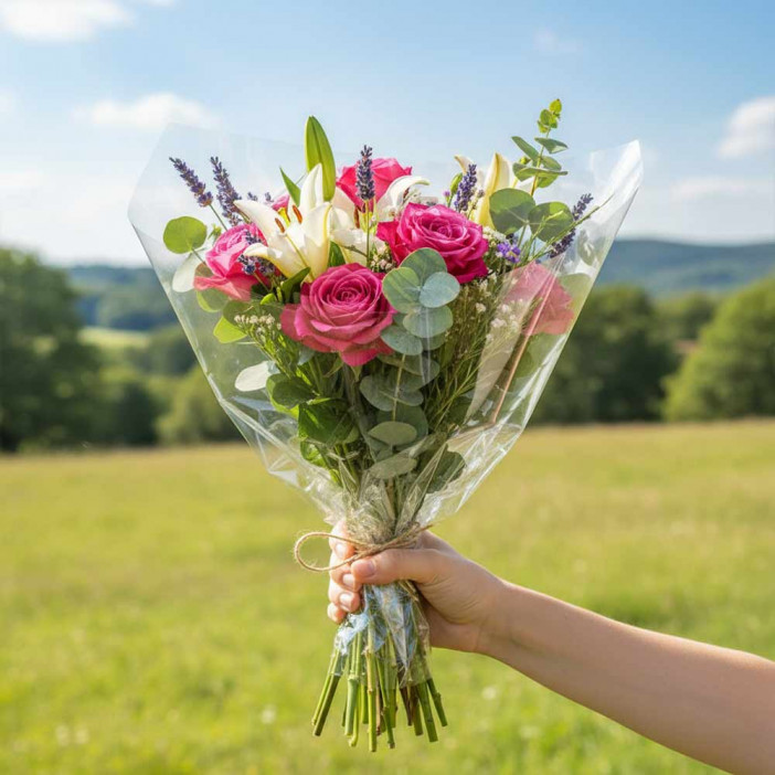 Пленка в рулоне прозрачная размер 100см*30м 40мкм