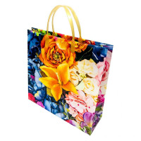 Пакет сумка размер 30*30см Сказочные цветы