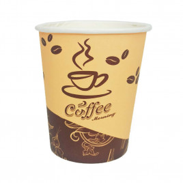 Стакан бумажный Утренний кофе 250мл 50шт