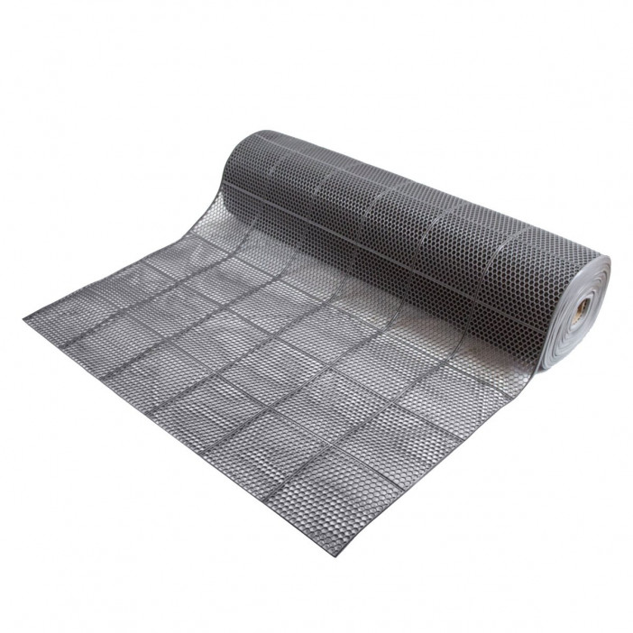 Коврик-дорожка Sunstep Ячейка 0,9*12м серый