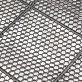 Коврик-дорожка Sunstep Ячейка 0,9*12м серый