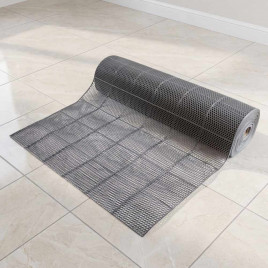 Коврик-дорожка Sunstep Ячейка 0,9*12м серый