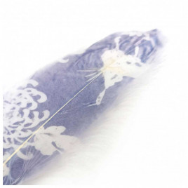 Перо с рисунком Цветы размер 18см