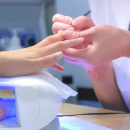 Перчатки нитриловые Aviora розовые 50 пар M