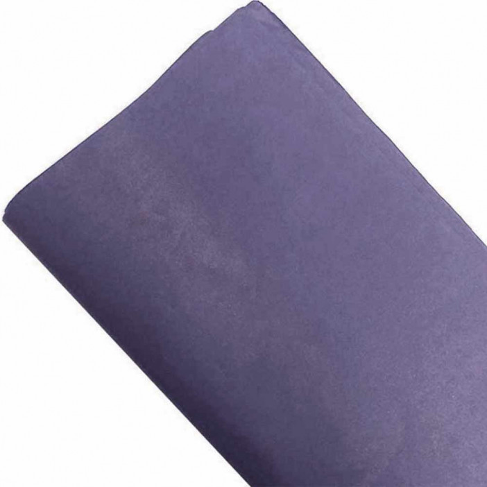 Бумага тишью в листах ТЕМНО ФИОЛЕТОВАЯ размер 50см*66см  